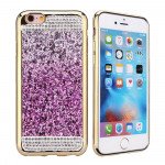 Wholesale iPhone 7 Plus Diamond Glitter Case (Purple)
